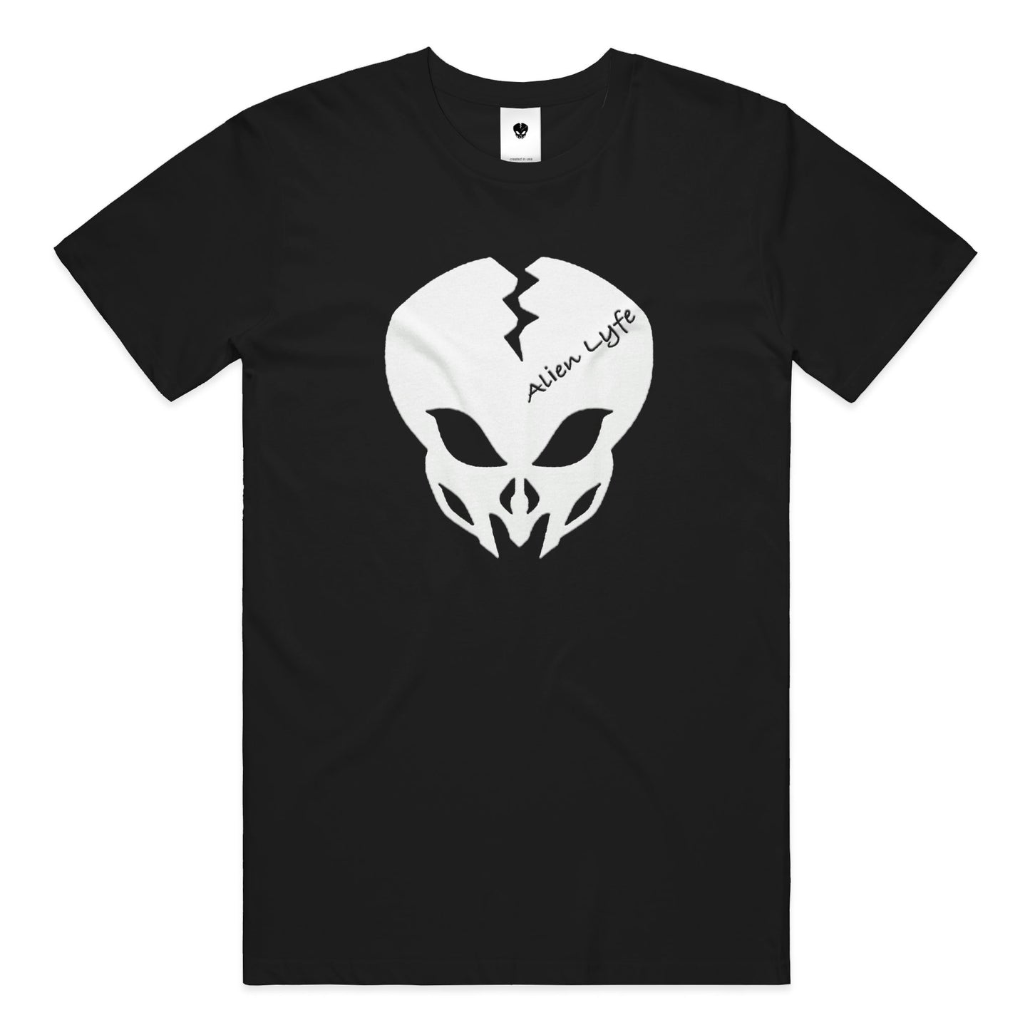 Alien Lyfe (White Logo) Clasic Style Gildan Cotton T Shirt