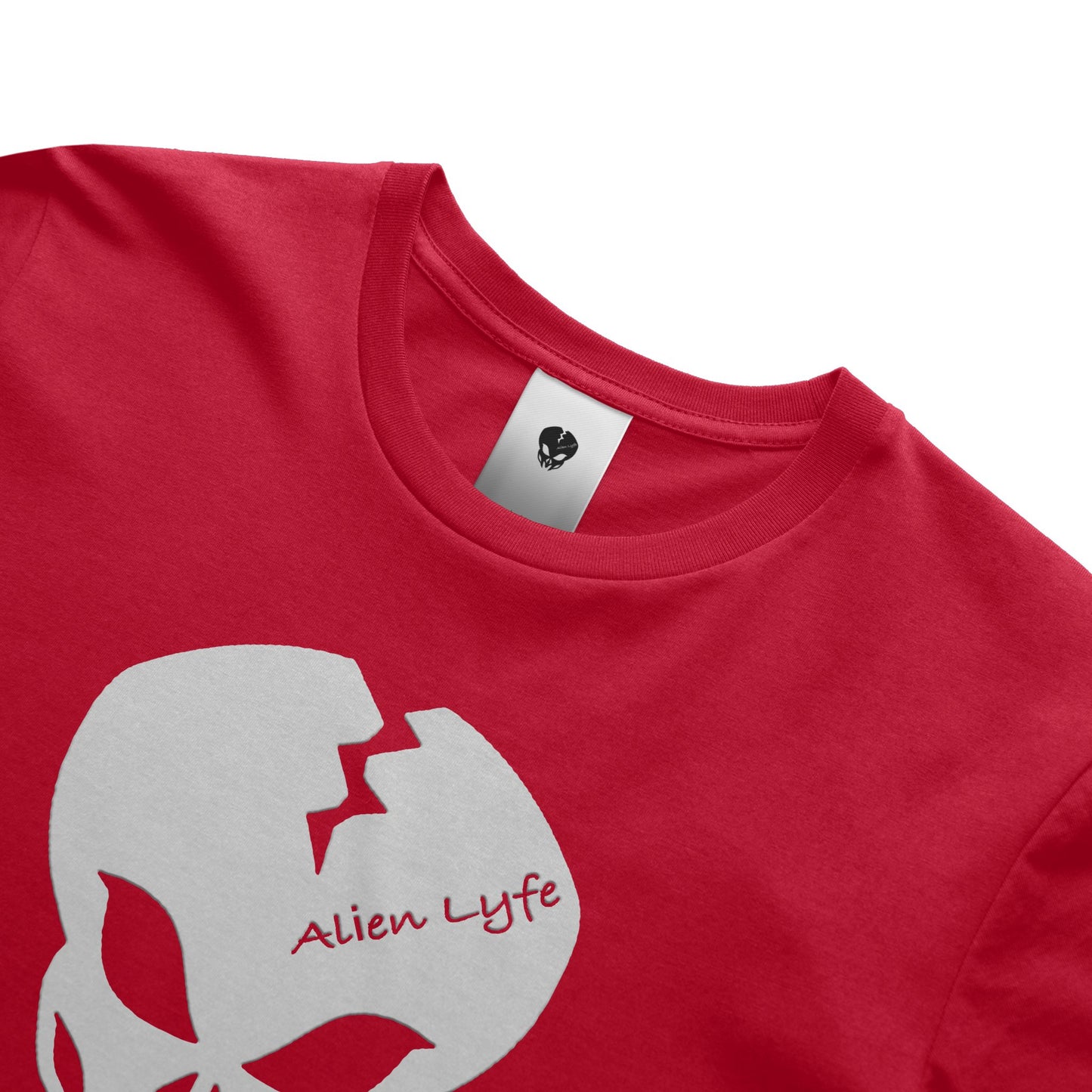 Alien Lyfe (White Logo) Clasic Style Gildan Cotton T Shirt
