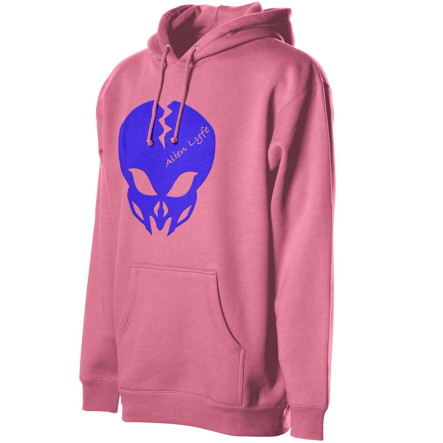 Alien Lyfe (Blue Logo) High Visibility Hooded Sweatshirt