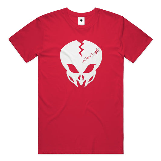 Alien Lyfe (White Logo) Clasic Style Gildan Cotton T Shirt