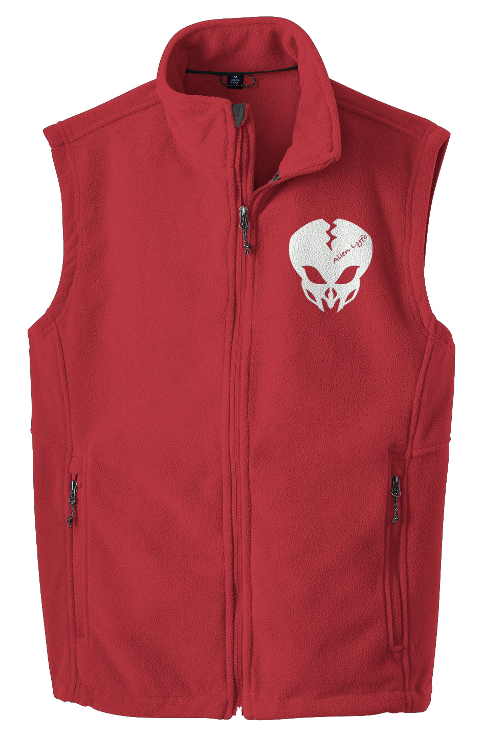 Alien Lyfe (White Logo) Fleece Vest