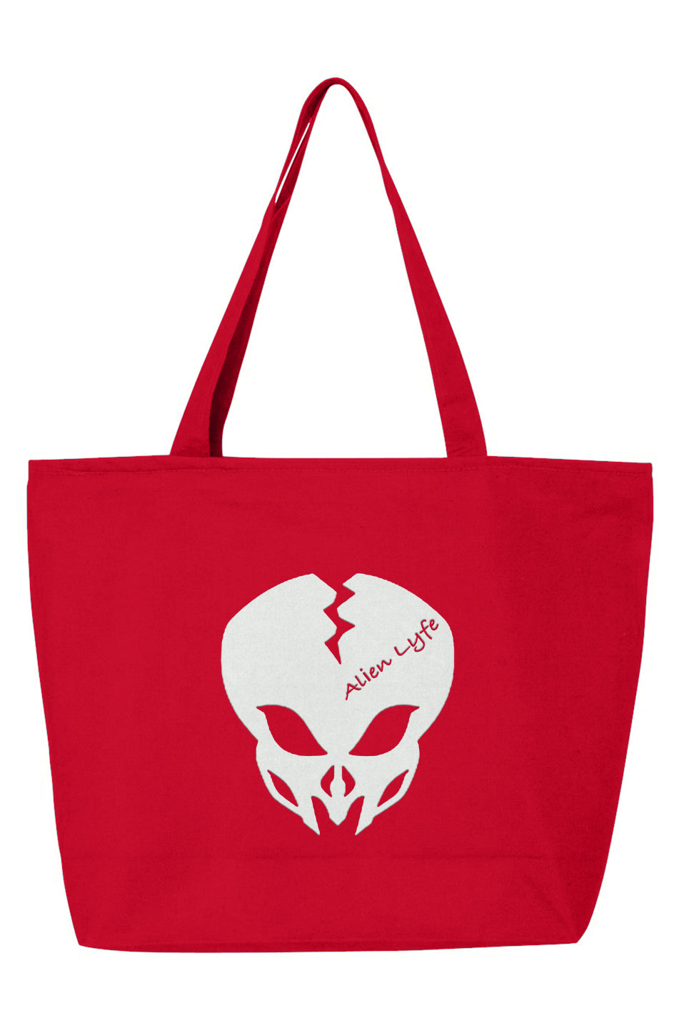 Alien Life (White Logo) Women's 25L Zippered Tote