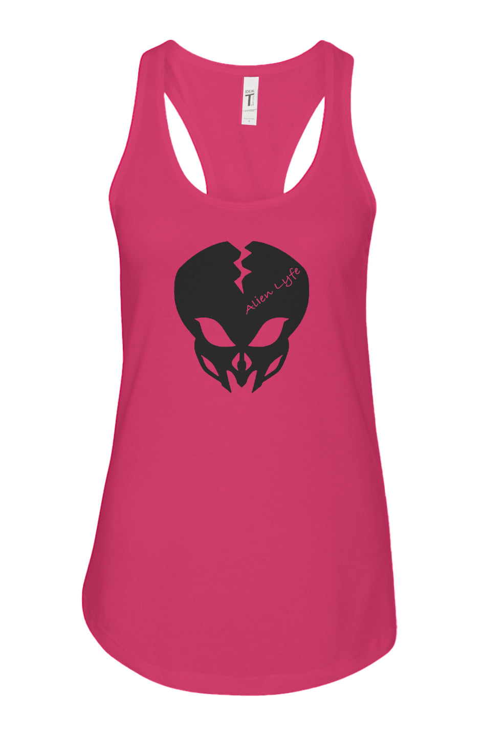 Alien Lyfe (Black Logo) Women's Ideal Racerback Tank