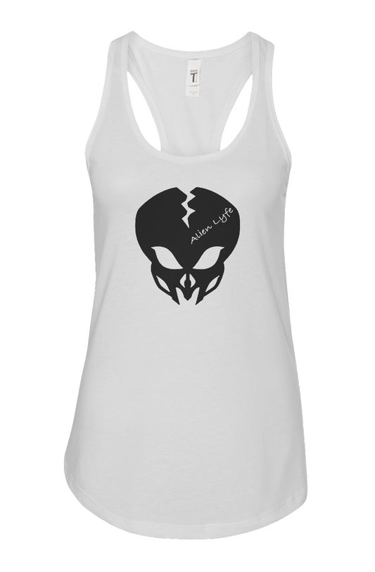 Alien Lyfe (Black Logo) Women's Ideal Racerback Tank
